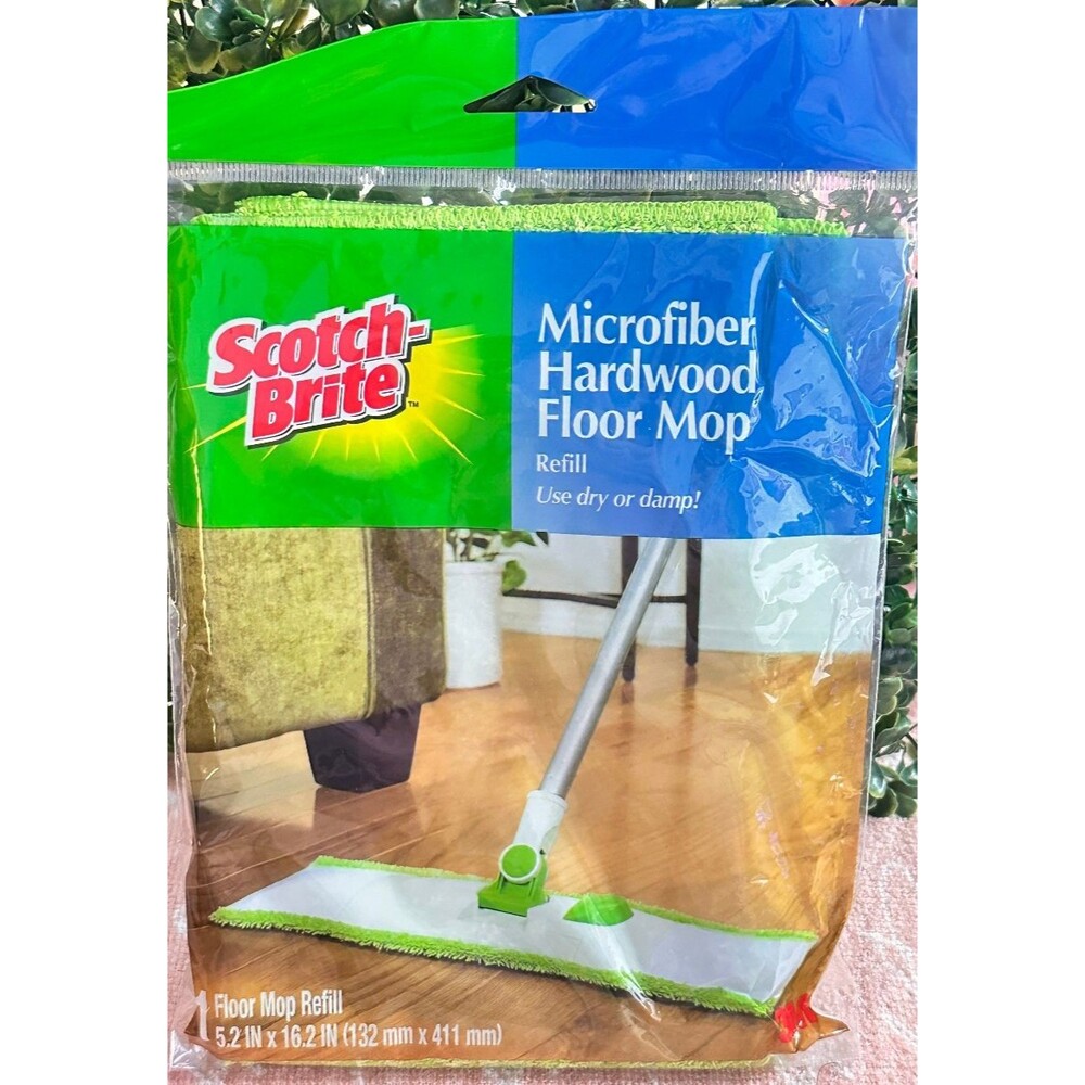 Scotch Brite Microfiber Hardwood Floor Mop Refill